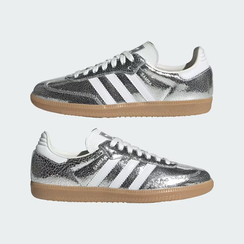 ADIDAS SAMBA SILVER METALLIC