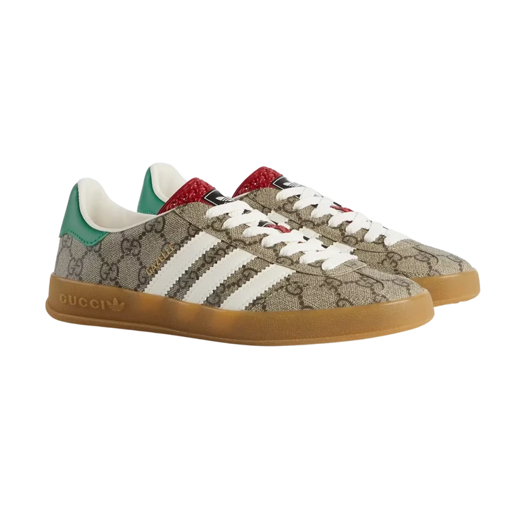 Adidas x Gucci Gazelle 'Beige GG Monogram