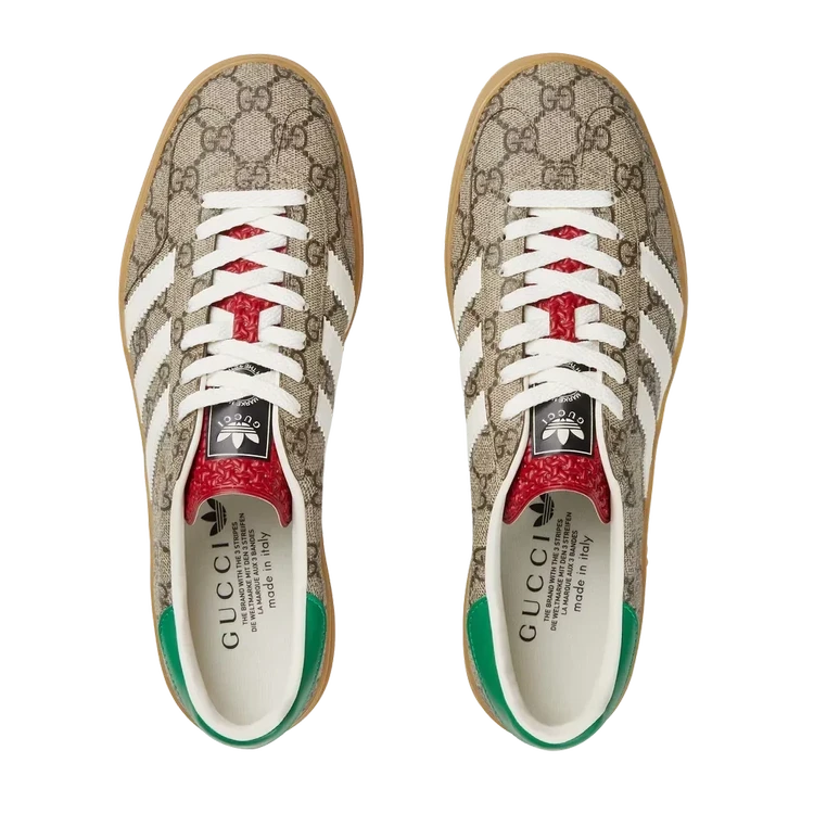 Adidas x Gucci Gazelle 'Beige GG Monogram