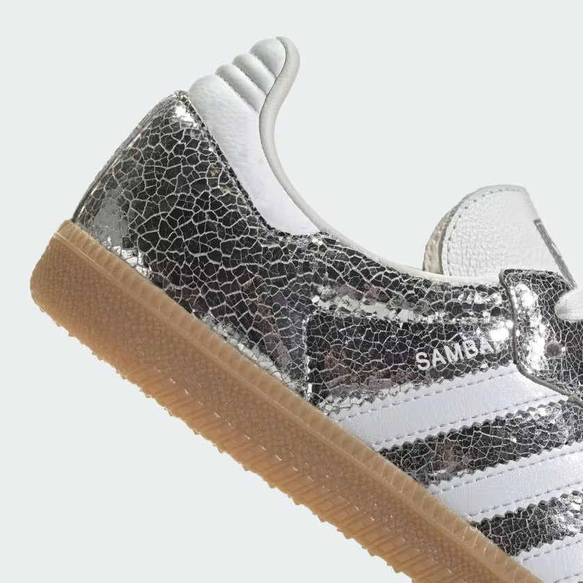 ADIDAS SAMBA SILVER METALLIC
