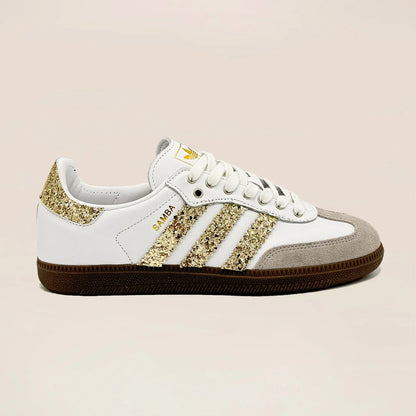 ADIDAS GOLD SHINE WHITE LIMITED EDITION