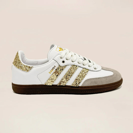 ADIDAS GOLD SHINE WHITE LIMITED EDITION