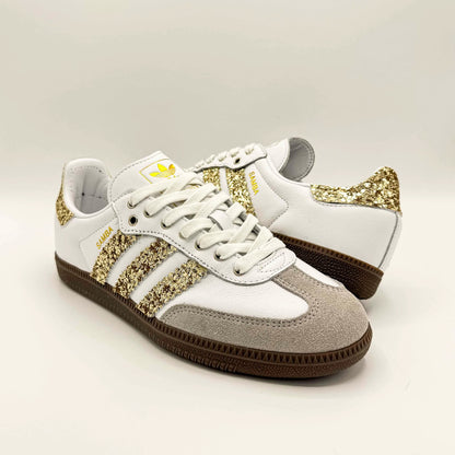 ADIDAS GOLD SHINE WHITE LIMITED EDITION