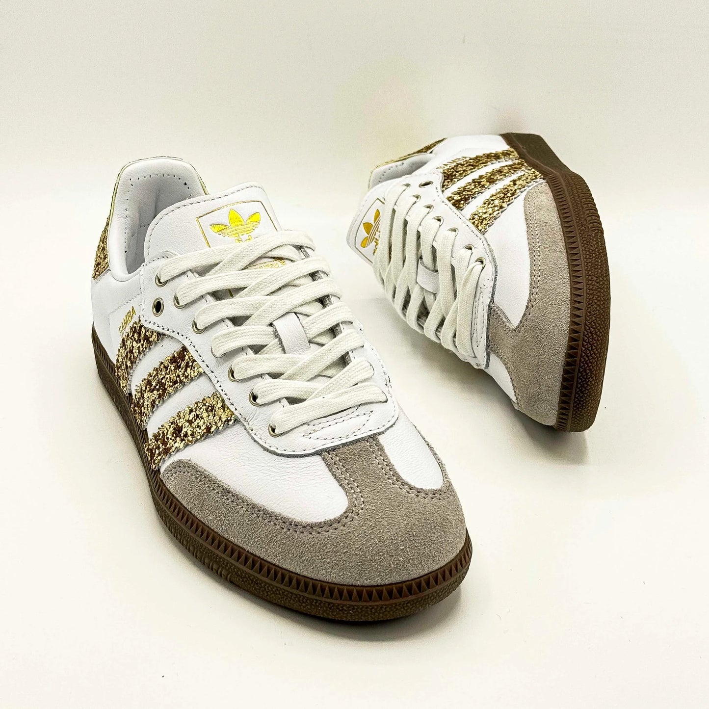 ADIDAS GOLD SHINE WHITE LIMITED EDITION