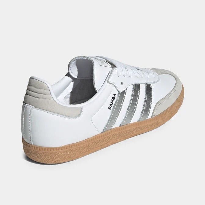 ADIDAS SAMBA WHITE SILVER METALLIC