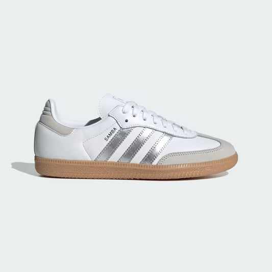 ADIDAS SAMBA WHITE SILVER METALLIC