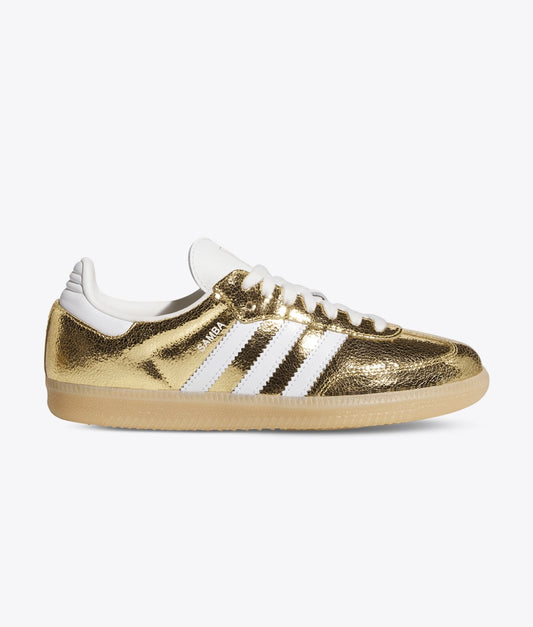 ADIDAS SAMBA GOLD METALLIC/WHITE-CORE WHITE