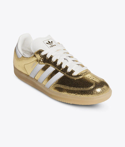 ADIDAS SAMBA GOLD METALLIC/WHITE-CORE WHITE