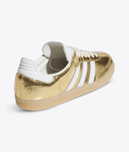 ADIDAS SAMBA GOLD METALLIC/WHITE-CORE WHITE