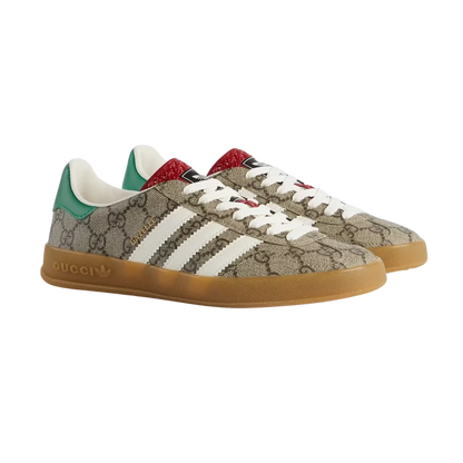 Adidas x Gucci Gazelle 'Beige GG Monogram