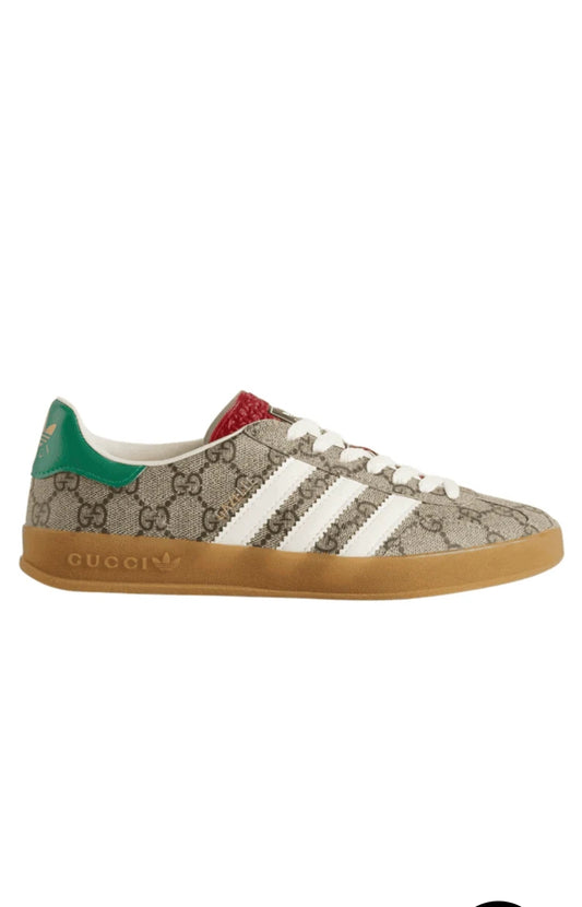 Adidas x Gucci Gazelle 'Beige GG Monogram