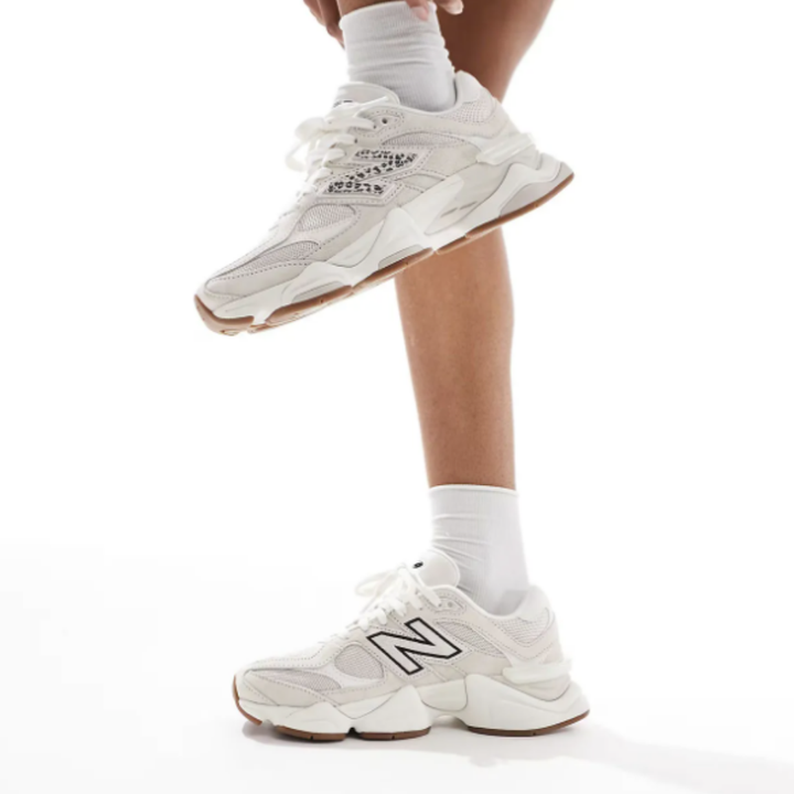 NB 9060 Beige Leopard Print