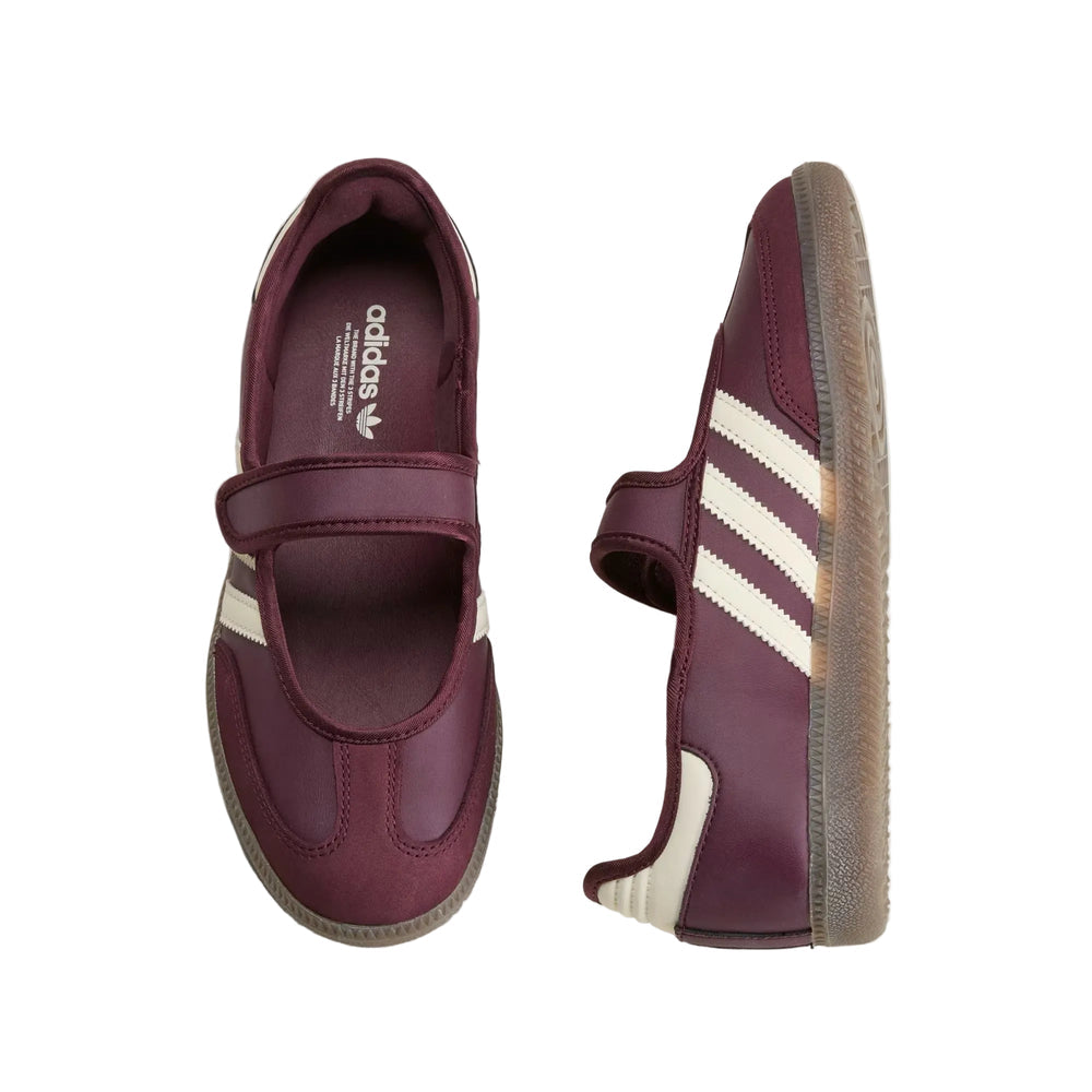 MARY JANE MAROON WHITE